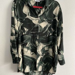 Green blouse